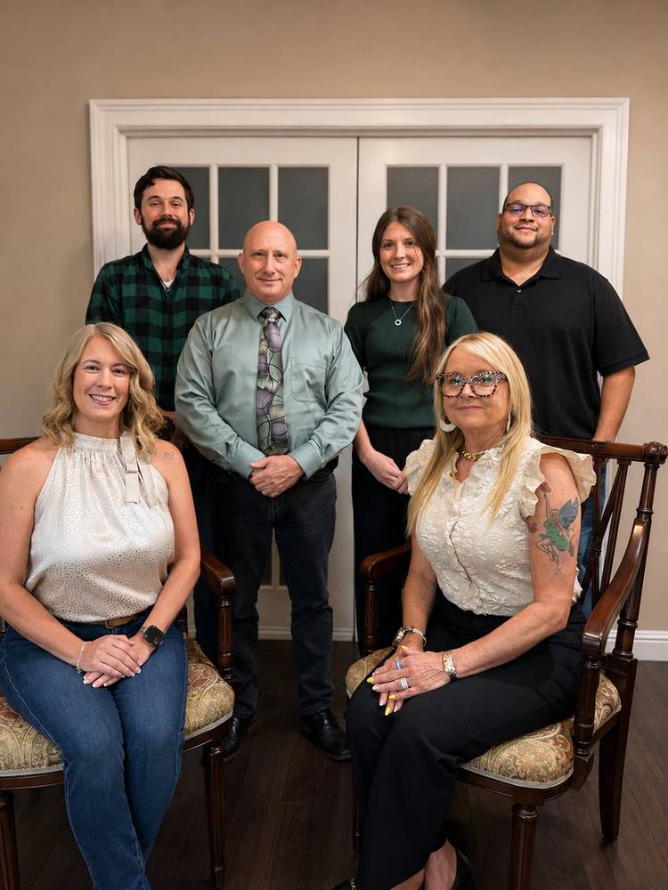 The Encompass Financial Services team at the Memorial Drive office